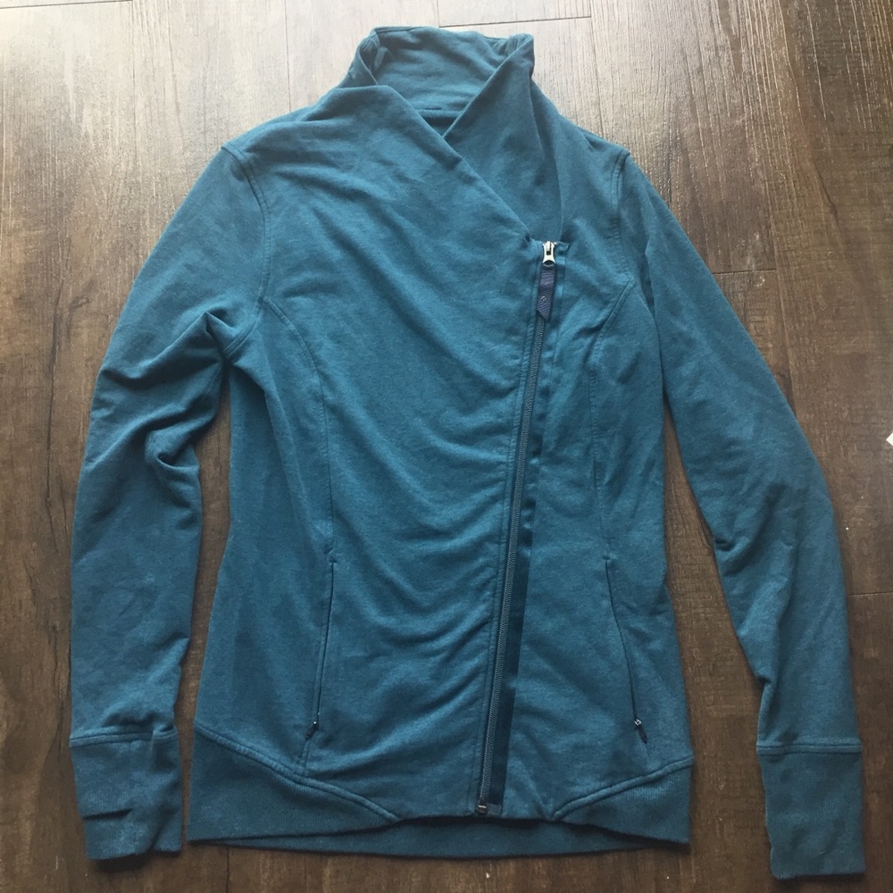 Lululemon asymmetrical zip jacket